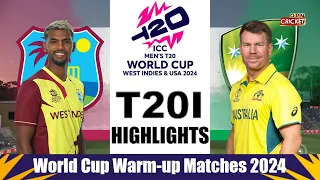 T20 WC 2024 Warm-Up | West Indies vs Australia Highlights - Cricket 22