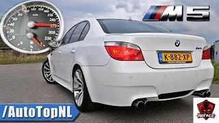Reacting To BMW M5 E60 5.0 V10 | ACCELERATION TOP SPEED & SOUND | AUTOBAHN POV by AutoTopNL