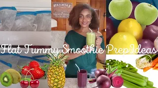 FLAT TUMMY SMOOTHIE PREP IDEAS