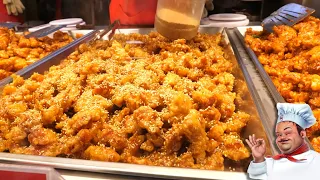 ➥Sweet and sour chicken Korean street food