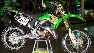 James Stewart's Championship Kawasaki KX125 Two Stroke - Motocross Action Magazine