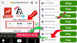 how to increase tiktok followers and likes .how to increase weiws on tiktok 2022 Tiktok Foryou Trick