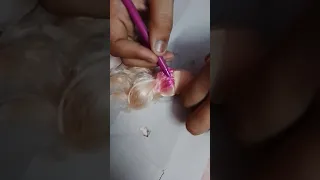 barbie hair coloring