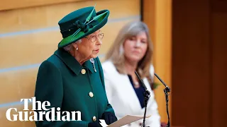 Queen tells Scottish parliament it has 'key role' in tackling climate crisis