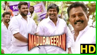 Madura Veeran Climax Scene | Shanmuga Pandian successfully conducts Jallikattu | End Credits