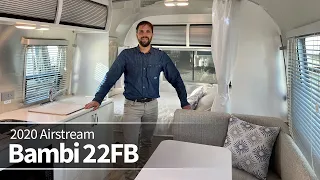 Walk Through Tour 2020 Airstream Bambi 22FB Travel Trailer