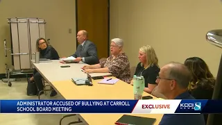 Administrator accused of bullying at Carroll Community School Board meeting