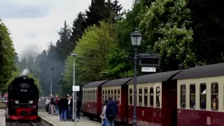 Drei Annen Hohne - Aktivitäten auf dem Bahnhof - Harzer Schmalspurbahn - Brockenbahn - Harzquerbahn