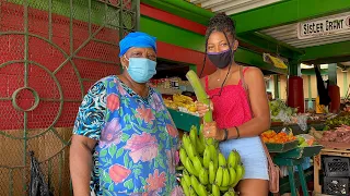 Saturday morning market St. John’s Antigua and Barbuda 11 September 2021