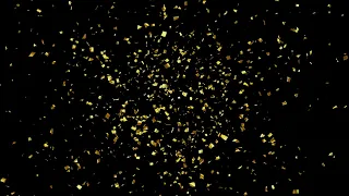 Video effect source - Golden Confetti Explosions No Copyright video