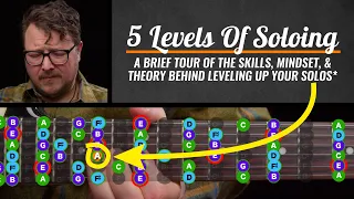 Guitar Solos | Beginner to Advanced in 5 Levels (with practice jam tracks)