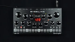 Erica Synths Bassline DB-01 sound demo