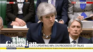 May updates parliament on Brexit talks - watch live