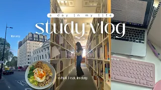 STUDY VLOG 📓✍️ 7am productive day, late library session, lots of studying