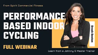 How to teach Performance Indoor Cycling [FULL WEBINAR]