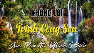 Nhạc Không Lời TRỊNH CÔNG SƠN, Hòa Tấu Guitar Saxophone Slowrock Xua Tan Hết Muộn Phiền