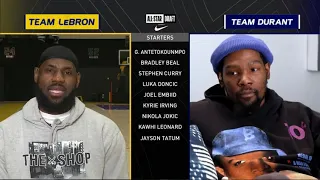 Team Lebron And Team Durant Draft ! NBA ALL-STAR 2021.