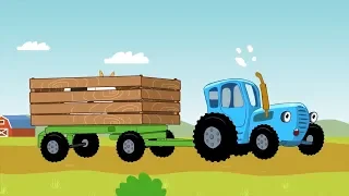 Learn Animal Sounds and Colors - The Blue Tractor - Educational Songs For Kids - Learn English