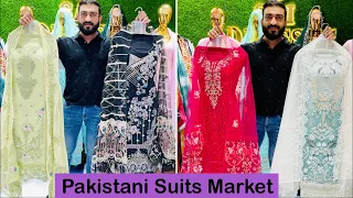 Pakistani Suits Wholesale Market In surat | Designer Pakistani Suits Market |
