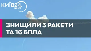 Сили ППО знищили 16 БпЛА та 3 крилаті ракети «Калібр» над Україною