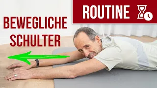 Schulterschmerzen effektiv behandeln ➡️ Mit dieser Schulter-Routine! (Übungen)