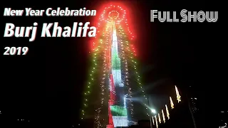 2019 | Explore New Year in Dubai , Burj Khalifa | Fireworks and Laser Show Full