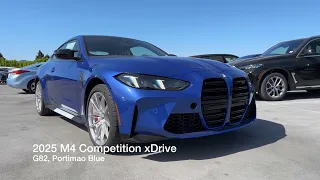 First look at the 2025 LCI M4 Competition xDrive in Portimao Blue | 4K