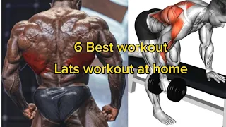 Best 6 exercise workout at home