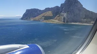 BA490 London-Gibraltar,GO-AROUND  at Gib,May 2021/ВА490Лондон-Гибралтар,уход на 2й круг в Гибралтаре