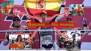 Paroodi.....Di balik sukses kemenangan pembalap Moto Gp ada cewek cantik, seksi di belakang motor