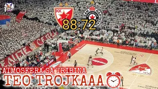 Crvena Zvezda Partizan - Teodosic trojka uz zvuk sirene na kraju poluvremena