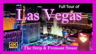 Full Tour of LAS VEGAS Strip & Fremont Street