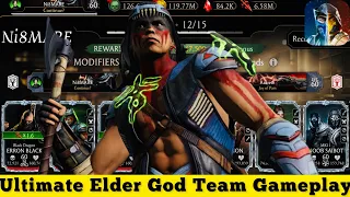 NightWolf MK11 , Raiden Klassic & Erron Black Bd | Elder Tower Survival Mode Gameplay | MK Mobile