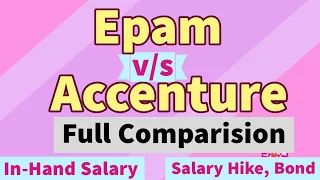 Epam vs Accenture | Accenture or Epam | Comparision between Epam and Accenture | Epam inhand salary