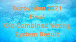 Eurovision 2021 Final - Old Combined Voting Result