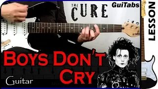 How to play BOYS DON'T CRY 😢 - The Cure / GUITAR Lesson 🎸 / GuiTabs #091 A