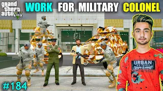 MICHAEL WORK FOR MILITARY COLONEL | DESTROY ALL WEAPON GANG FROM LOS SANTOS | GTA V GAMEPLAY #184