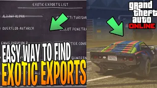 Easiest Way To Find All EXOTIC EXPORTS In GTA Online