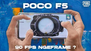 UNBOXING + TEST BERMAIN PUBG MOBILE 90 FPS DI POCO F5 ! APAKAH NGEFRAME ? | POCO F5 PUBG TEST 2023