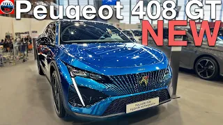 NEW 2023 Peugeot 408 GT 225 Hybrid - Visual OVEREVIEW Practicality, Exterior & Interior