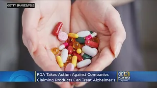 FDA Takes Action Against 17 Companies For Illegally Selling Products Claiming To Treat Alzheimer's D