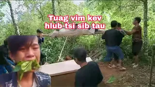 Tuag vim kev hlub, me nyuam hmoob noj tshuav tag lub neej txaus tu siab 25/4/22