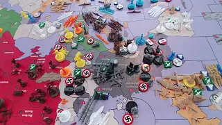 Historical Board Gaming Global War 1939 Germany Turn 1