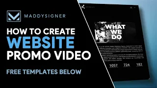 How to Create Website | Promo Video | Adobe After Effects Template