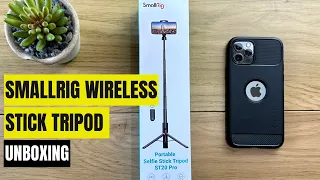 SmallRig Portable Wireless Stick Tripod Unboxing