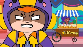 BRAWL STARS ANIMATION 6 - ROSA & BEA & EL PRIMO - PART 1