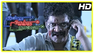 Indru Netru Naalai Movie Scenes | Vishnu save Jayaprakash | Ravi Shankar threaten Vishnu