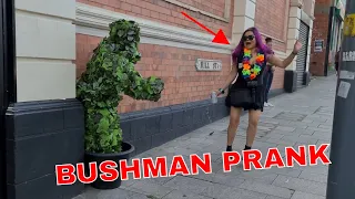Bushman Prank- She screamed so loud!