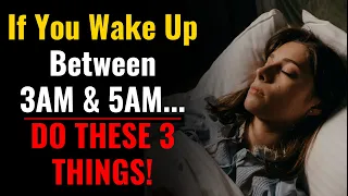 3 Powerful things to do when God wakes you at 3am & 5am