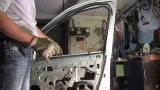 Замена бокового стекла (передней двери) на Рено Логан (Renault Logan) и Лада Ларгус